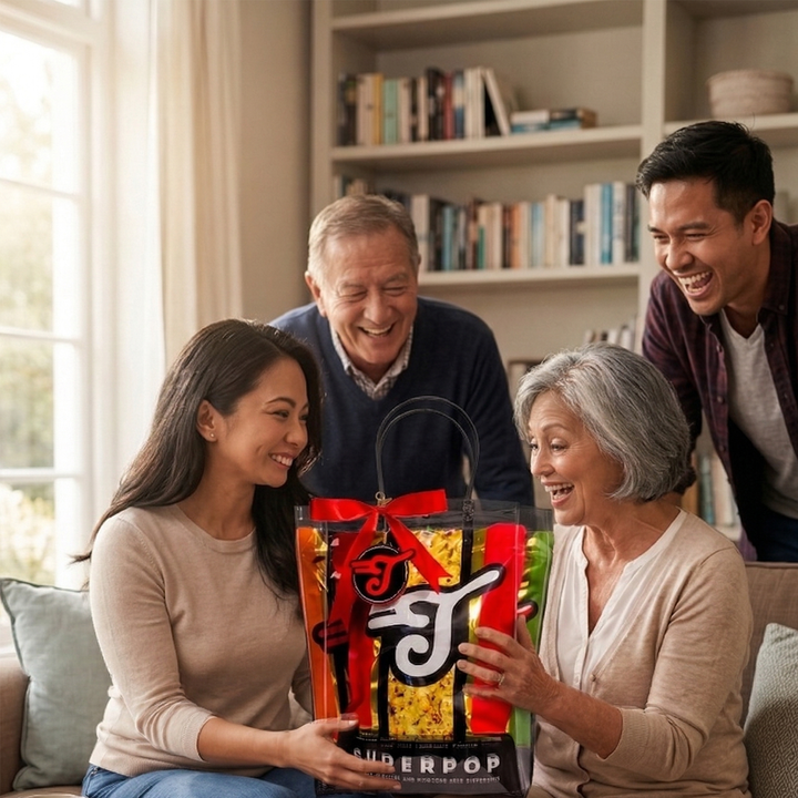 Taters All Star Gift Set - Superpop Popcorn (Family Pack 115g), Tortilla Chips (Tall Pack 120g), Tofu Chips (Tall Pack 120g)