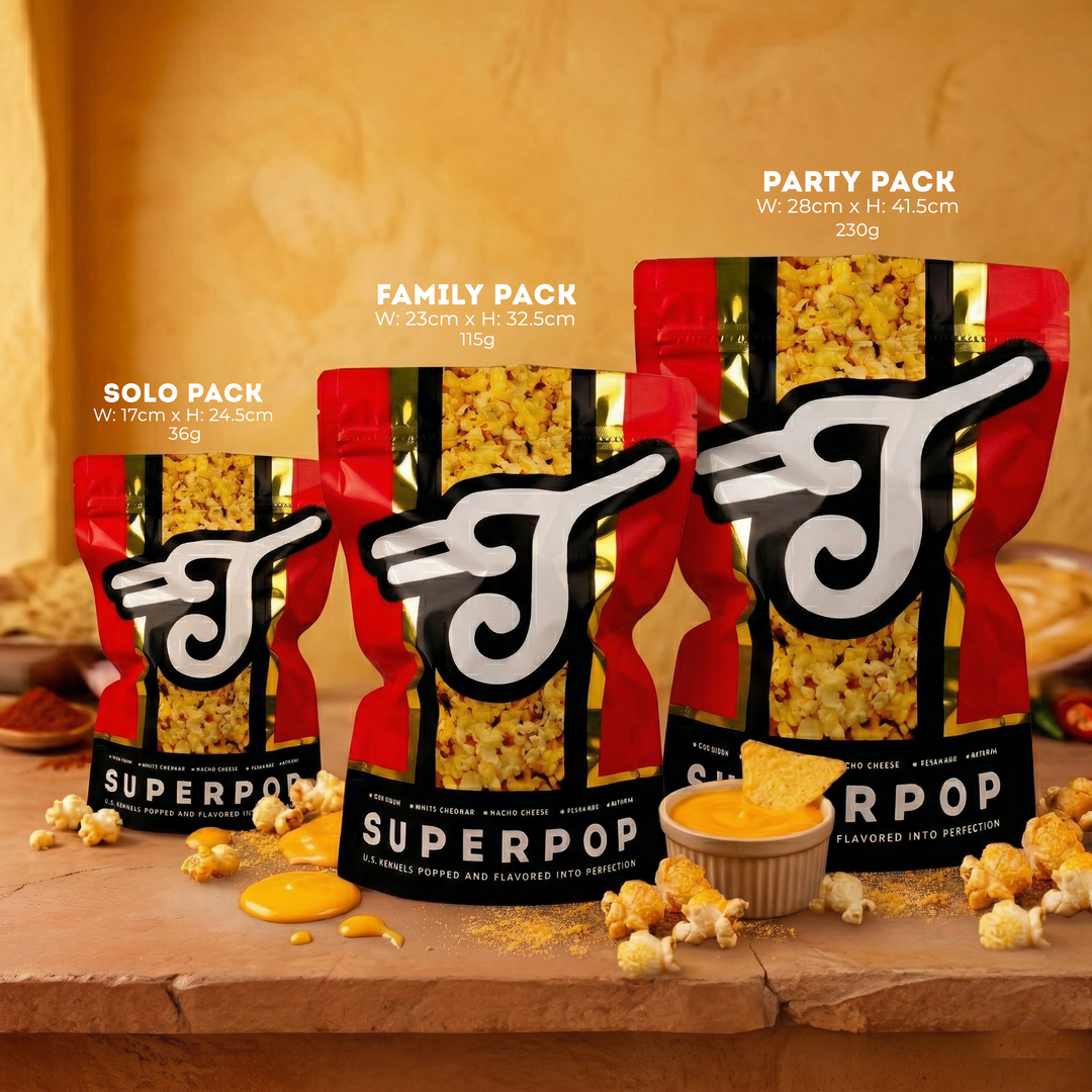 Taters Popcorn Superpop - Nacho Cheese