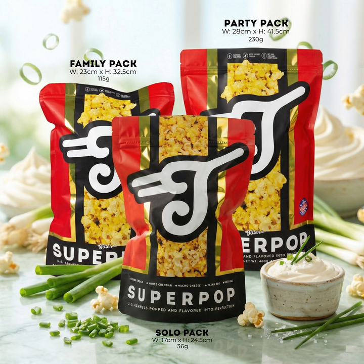 Taters Popcorn Superpop - Sour Cream