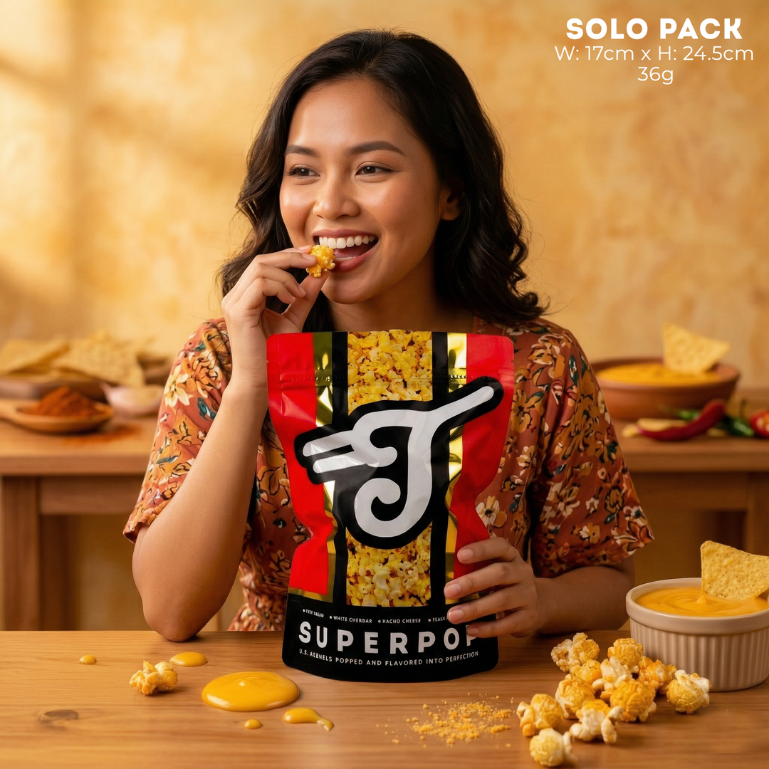 Taters Popcorn Superpop - Nacho Cheese