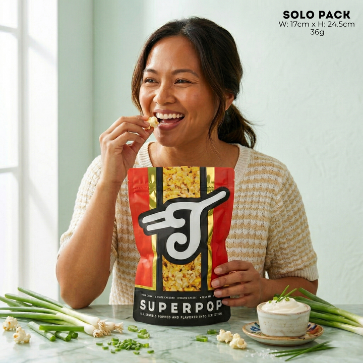 Taters Popcorn Superpop - Sour Cream