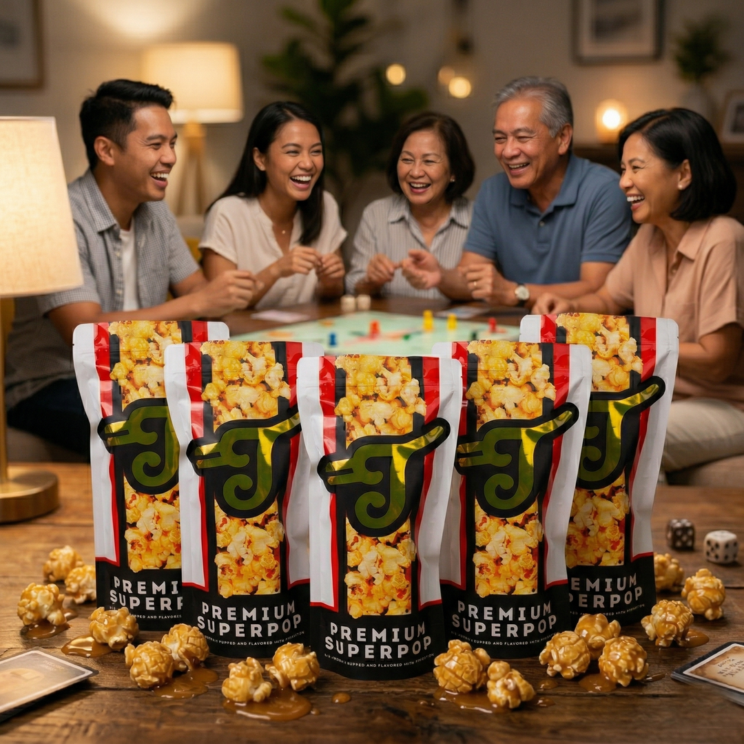 Taters Popcorn Premium Superpop Bundle of 5 - Buttered Caramel-oh!