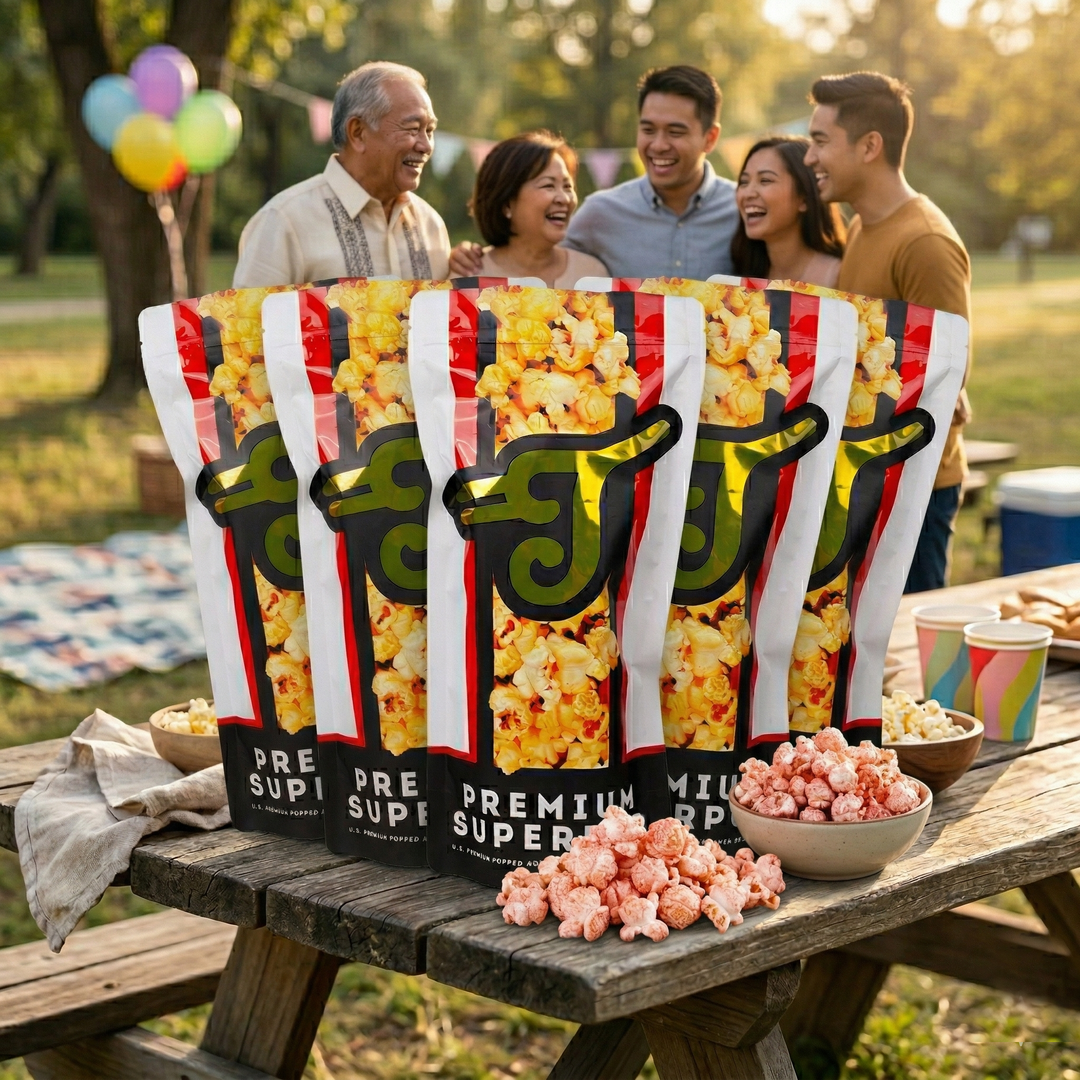 Taters Popcorn Premium Superpop Bundle of 5 - Straw-very Cheesecake