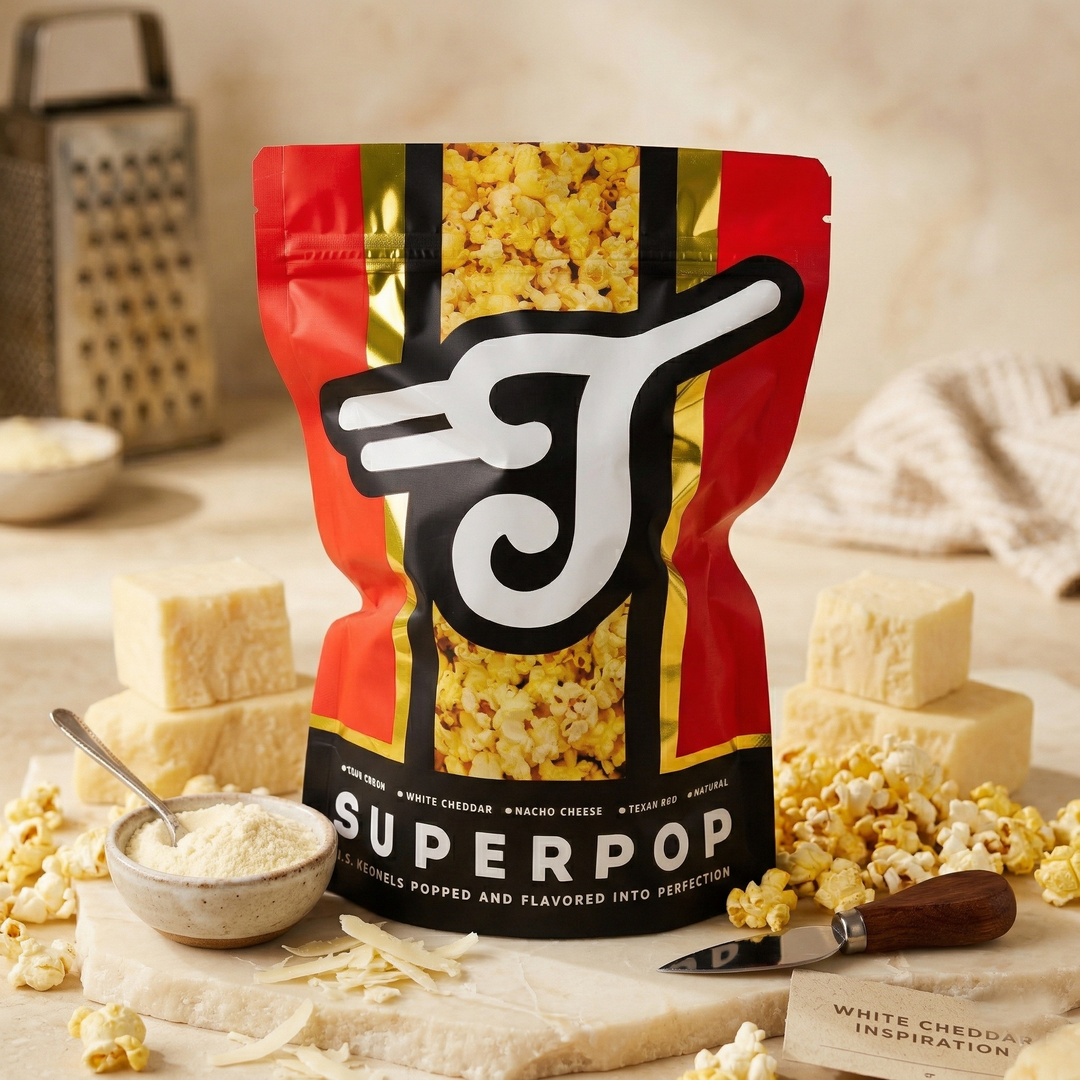 Taters Popcorn Superpop - White Cheddar