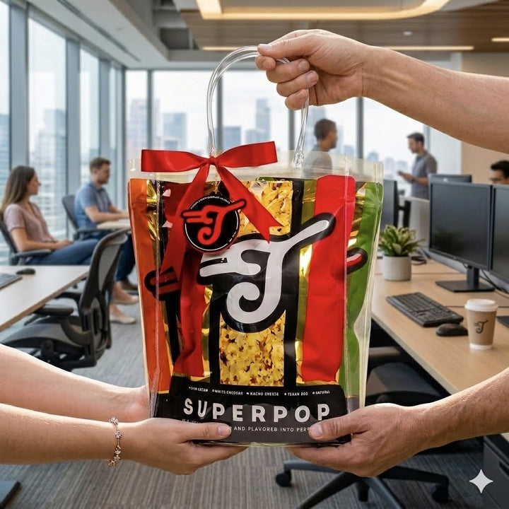 Taters All Star Gift Set - Superpop Popcorn (Family Pack 115g), Tortilla Chips (Tall Pack 120g), Tofu Chips (Tall Pack 120g)